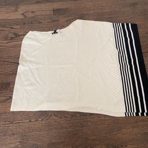 Talbots Lightweight Cream Poncho